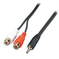 Cavo Adattatore Audio Stereo - 3,5mm M / 2x RCA F