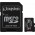 MicroSD Kingston 128GB  HC Class 10 con adattatore SD
