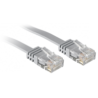 Cavo di Rete Flat U/UTP Cat6 Grigio 10m