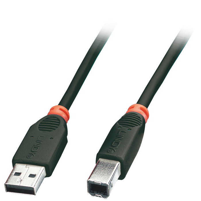 Cavo USB 2.0 A/B Nero, 2m
