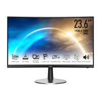 Monitor Led Business 23,6" MSI MP242C Curvo