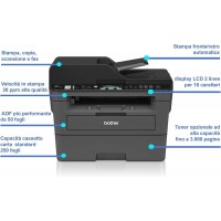 Multifunzione laser Brother MFC-L2710DW WiFi