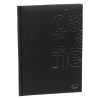 Agenda giornaliera 2023 12 mesi Buffetti f.to 14,5x20,5 con copertina rigida blu