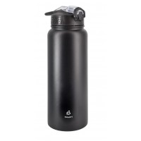 Borraccia termica - 1.000 ml tappo antigoccia e beccuccio - colore nero Buffetti