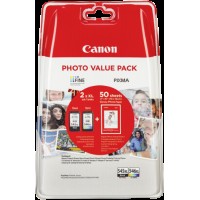 Confezione cartucce Canon originali 545XL+CL546XL+carta fotografica