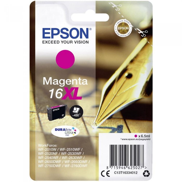 Cartuccia Inchiostro Originale Epson T1633XL magenta