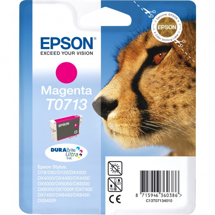 Cartuccia Inchiostro Originale Epson T0713 magenta