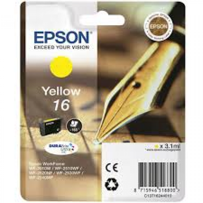 Cartuccia Inchiostro Originale Epson T1624 giallo