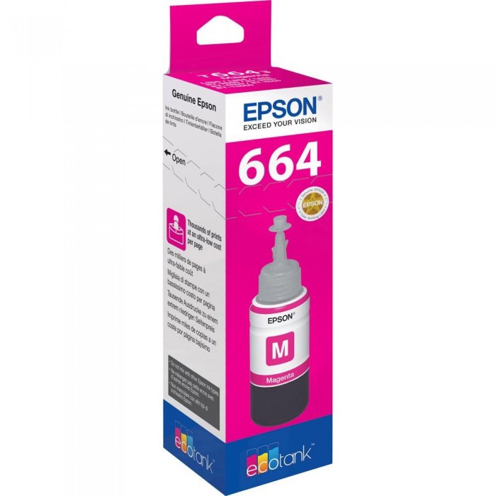 Cartuccia Inchiostro Originale Epson Ecotank T6643 magenta