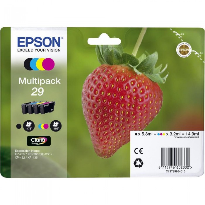 Multipack Inchiostri Originali Epson T2986 nera + colori