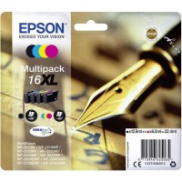 Multipack Inchiostri Originali Epson T16XL nera + colori