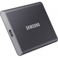 Hard Disk esterno portatile SSD Samsung  MU-PC1 T7 1TB grigio titanio