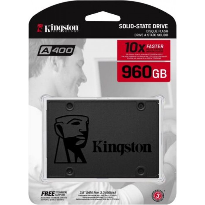 Hard disk SSD Kingston 960gb A400 10X