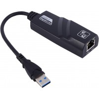 Adattatore da USB 3.0 a RJ45 LAN Ethernet Gigabit 