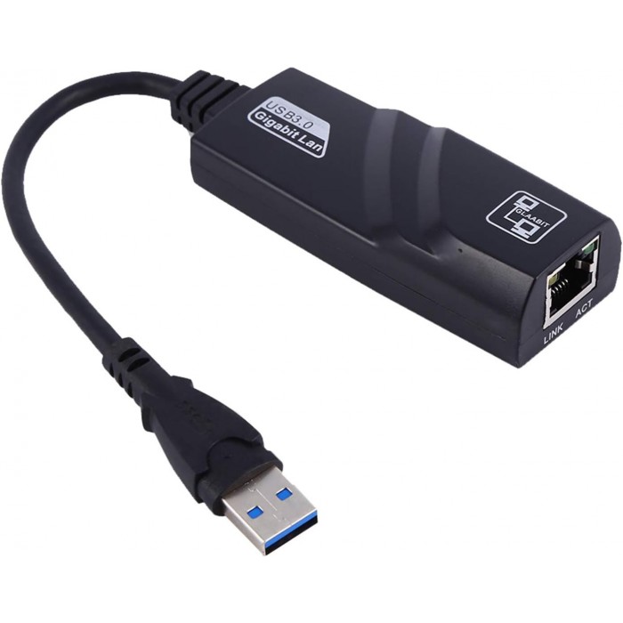 Adattatore da USB 3.0 a RJ45 LAN Ethernet Gigabit 