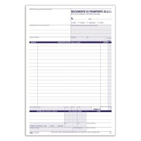 Registro buffetti Documento di trasporto D.D.T. Fattura - Blocco - 33 fogli - 29,7x21,5 cm