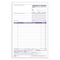 Registro Blocco documento di trasporto -  50 fogli - 21,5x14,8 cm Buffetti