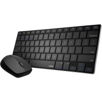 Set di tastiera e mouse senza fili Rapoo 9000M Bluetooth e Wireless
