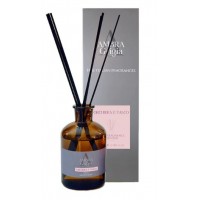 Diffusore di profumo per ambiente Ambra Grigia Made in Italy  240ml con bastoncini in fibra fragranza Orchidea e Talco 