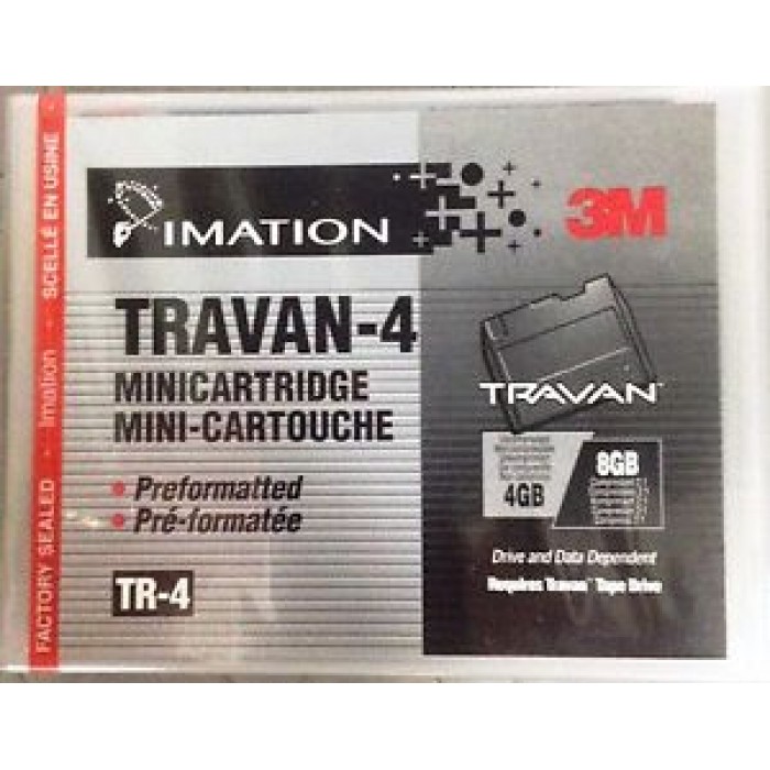 CARTUCCIA 3M IMATION DATA CARTRIDGE STORAGE TRAVAN-4!!!TR-4 DA 4/8GB
