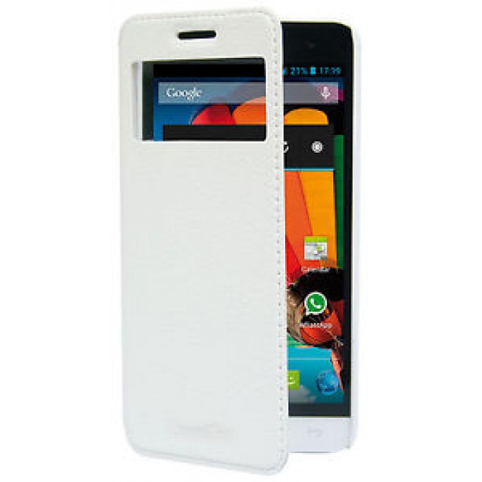 COVER CUSTODIA MEDIACOM FLIP CASE SMART CASE  PHONEPAD X510U BIANCA M-X510SMCW