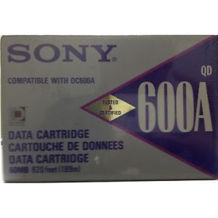 NASTRO CARTUCCIA 5,25 SONY 600A DATA CARTRIDGE DA 60MB 189 METRI X SONY DC600A