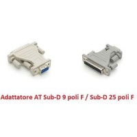 ADATTATORE AT SUB-D 9 POLI F / SUB-D 25 POLI F MATSUYAMA CP015