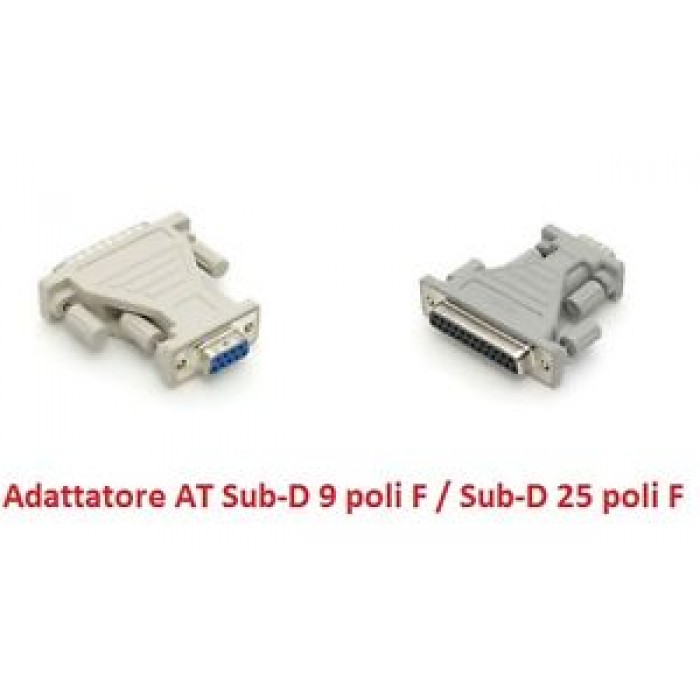 ADATTATORE AT SUB-D 9 POLI F / SUB-D 25 POLI F MATSUYAMA CP015