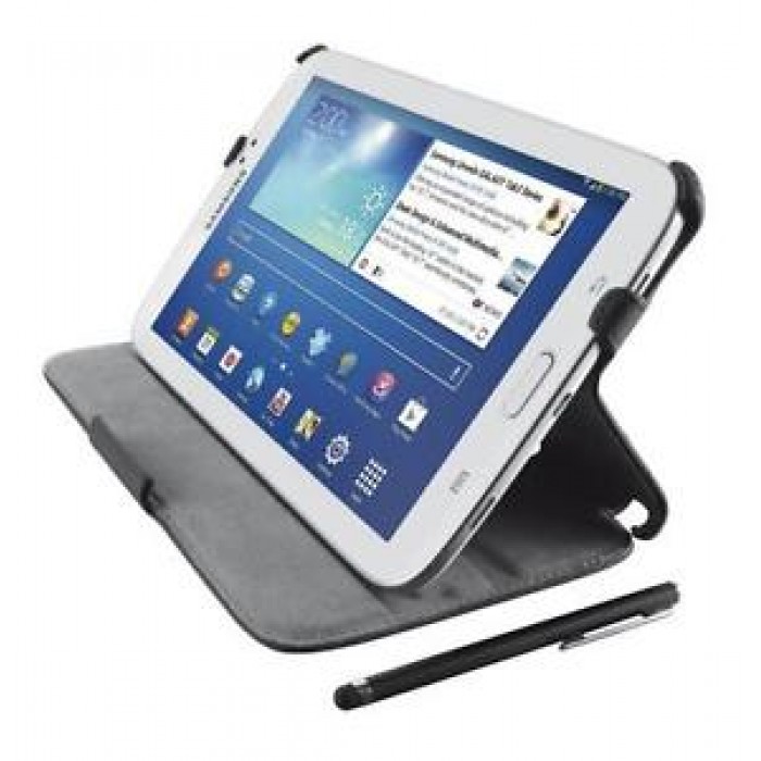 CUSTODIA FLIP CON PENNA TOUCH STILO X SAMSUNG GALAXY TAB 3 DA 7.0 TRUST 19635