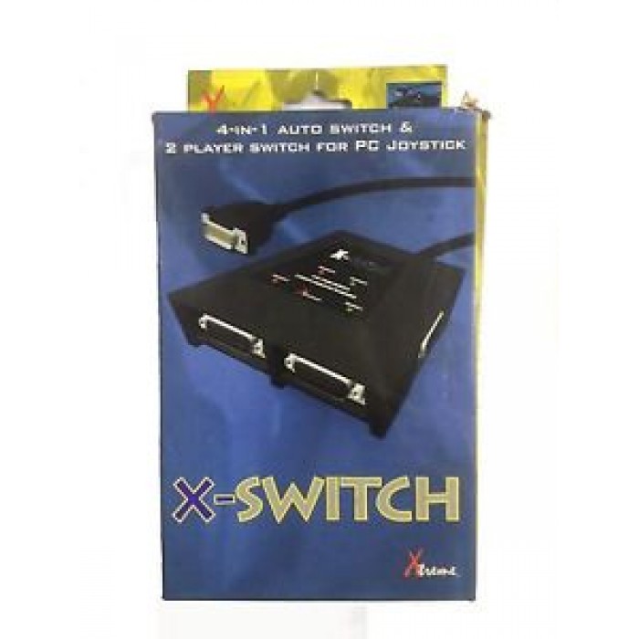 MULTI GAMER 4 SWITCH XTREME 4 PORTE GAME 15 POLI PER GAMEPAD JOYPAD JOYSTICK PC