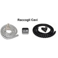 COPRICAVO RACCOGLI CAVI MANGIA CAVO NASCONDI 1,5 METRI A SPIRALE 22-24mm